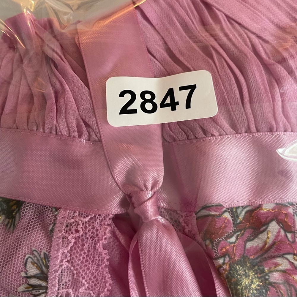 New! Victoria's Secret Very Sexy Garden Party Pleated Babydoll Slip 22847 - Picture 9 of 9